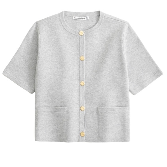 Abercrombie & Fitch Sweaters - ABERCROMBIE AND FITCH LuxeLoft Short-Sleeve Cardigan, Size XSMALL
